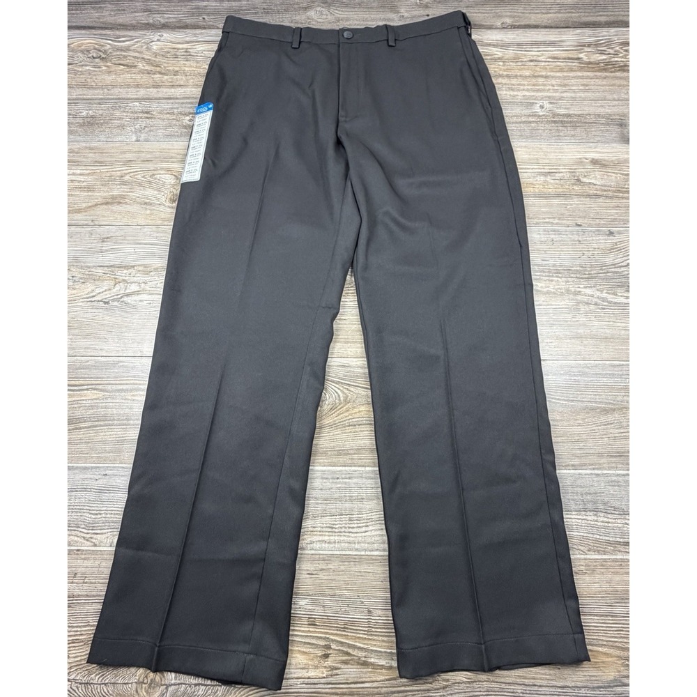 Haggar Cool 18 Pro Classic Fit Pants 38x31 Comfort 4 Way Stretch No Iron NEW